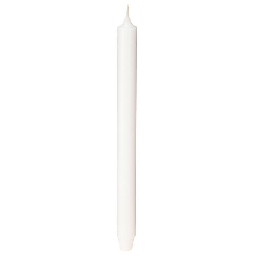 Artikel Rustieke kaarsen wit met kegelvormige voet 350/28mm 4 st.