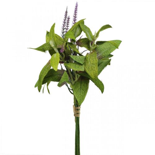 Artikel Salie kunst bos, zijden bloemen, salie takken kunst violet L26cm 4st