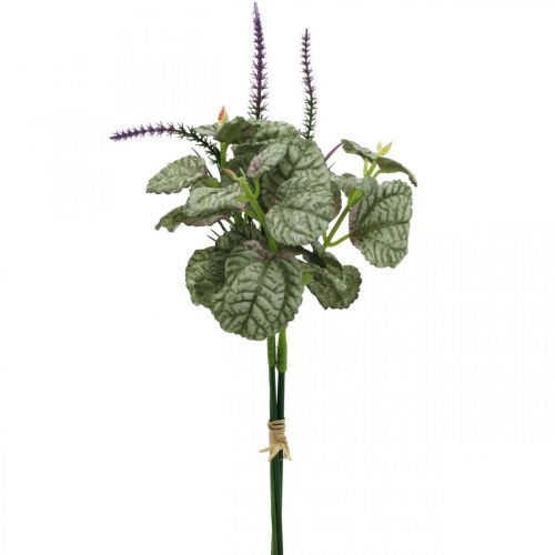 Artikel Zijden kunstbloemen, salie in bos, salie zijdebloem violet L28cm 4st