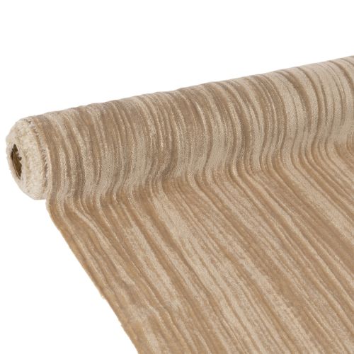 Tafelloper van fluweel met lint, gekreukt fluweel, 25 cm (2 m) kopen | Floristik24.nl