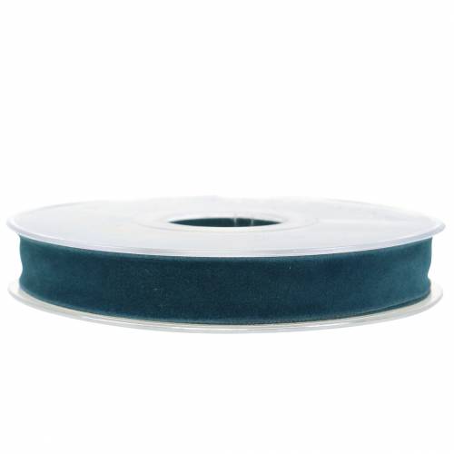 Artikel Fluwelen lint blauw 15mm 7m