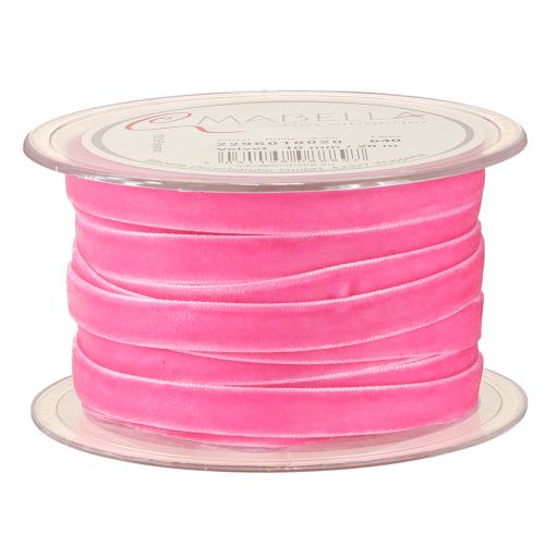 Artikel Fluwelen lint decoratief lint cadeaulint fluweel roze 10mm 20m