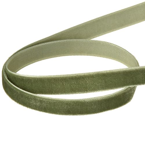 Artikel Fluwelen lint cadeaulint decoratief lint groen B10mm 20m