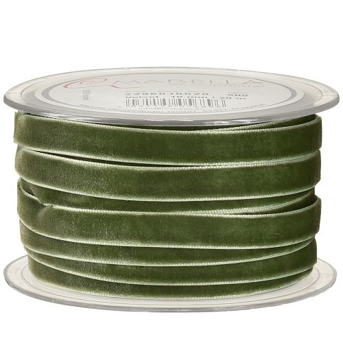 Artikel Fluwelen lint cadeaulint decoratief lint groen B10mm 20m