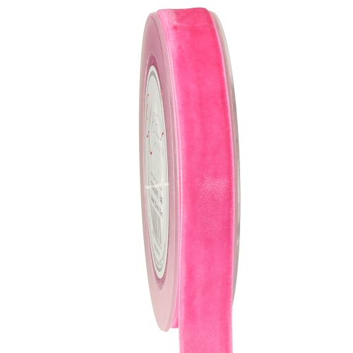 Fluwelen lint roze decoratief lint fluwelen lint roze 20mm 10m