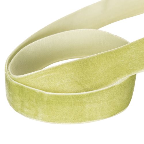 Decoratief fluwelen lint op een rol voor het inpakken van cadeaus, 20 mm breed, 10 m lang | Floristik24.nl