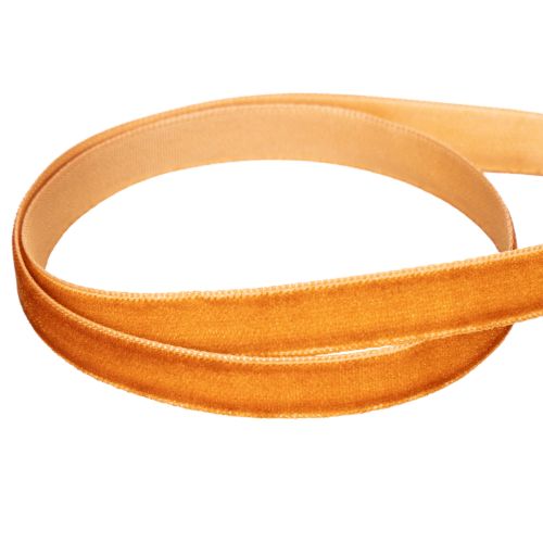 Decoratief fluwelen lint, op een rol, 10 mm breed, 20 m lang. | Floristik24.nl
