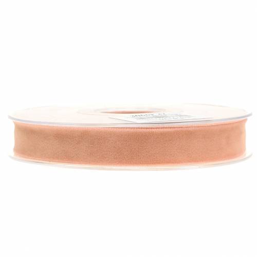 Artikel Fluwelen lint zalm 15mm 7m
