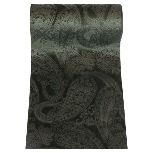 Artikel Fluwelen lint tafelloper groen tafellint Paisley 150mm 3m