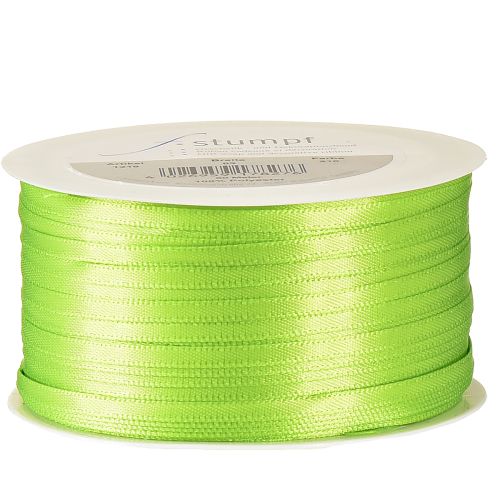 Artikel Satijnen lint cadeaulint lichtgroen dubbel satijn 3mm 50m