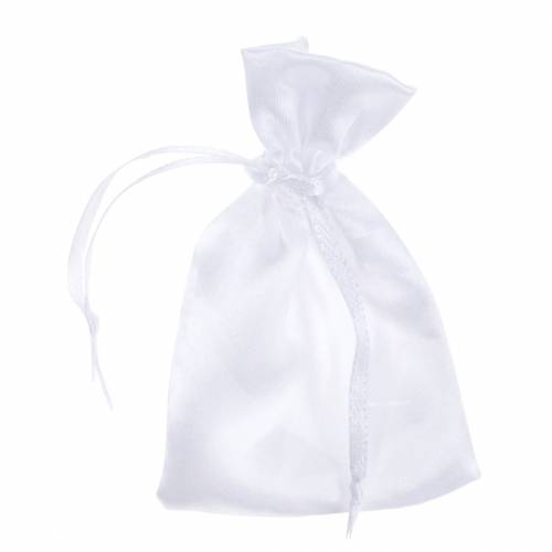 Artikel Satijnen zakjes wit 6.5 × 10cm 10st