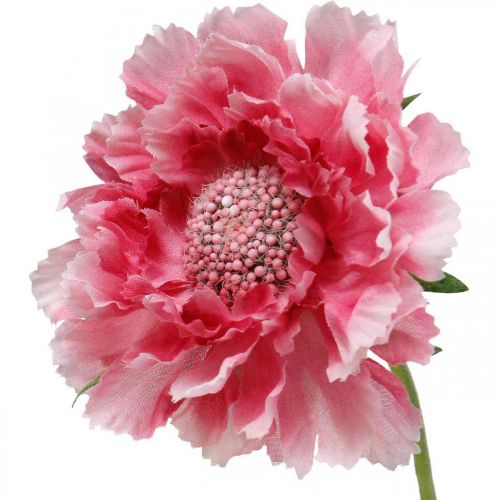 Artikel Kunstbloemdecoratie, schurftige kunstbloem roze 64cm bundel van 3st