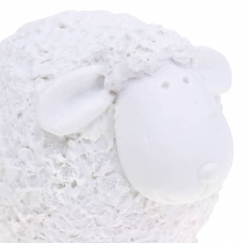 Floristik24 Paasdecoratie schaap wit H7cm 4st