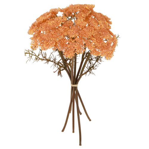 Duizendblad kunstbloemen Achillea kunst oranje 30cm 6 stuks