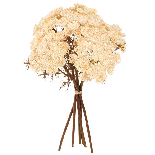 Duizendblad kunstcrème Achillea kunstbloemen 30cm 6 stuks