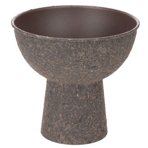 Ronde plantenpot met voet, 18 cm kopen | Floristik24.nl
