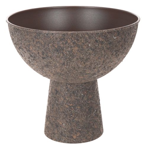 Ronde plantenpot op een voet, moderne plantenpot, 25 cm kopen | Floristik24.nl