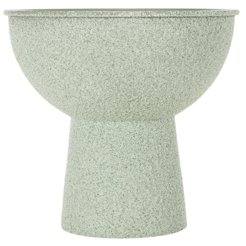 Moderne ronde plantenbak op een hoge voet, 18 cm | Floristik24.nl