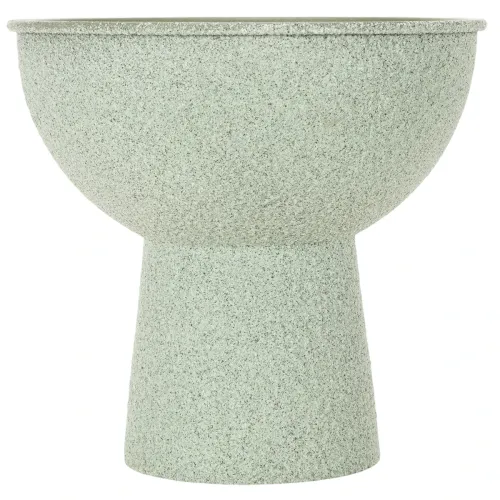 Moderne ronde plantenbak op een hoge voet, 18 cm | Floristik24.nl