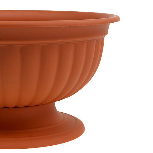 Artikel Kom met voet terracotta Ø26cm