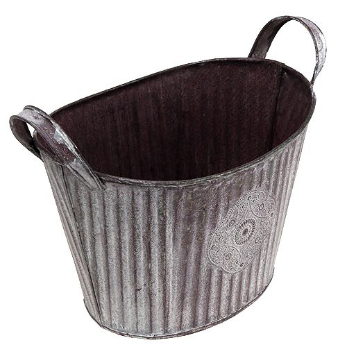 Floristik24 Schaal ovaal 22cm x 16cm H15cm paars
