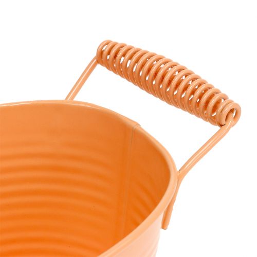 Floristik24 Schaal ovaal pastel oranje 20cm x 12cm H9cm