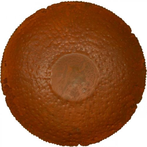 Artikel Decoratieve schaal metalen sierschaal patina look Ø30cm H8,5cm