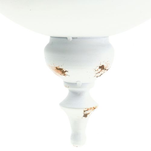 Floristik24 Plantenschaal om wit op te hangen Ø26cm H23cm