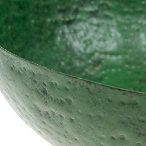 Floristik24 Sierschaal vintage groen metalen plantenbak Ø31cm