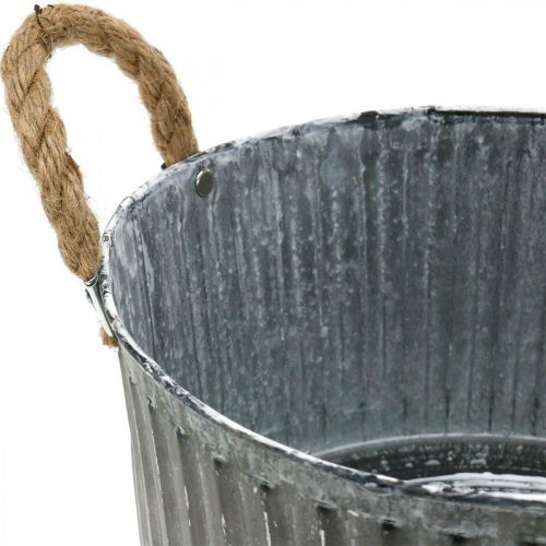 Floristik24 Sierschaal, plantenbak met handvatten, bloemschaal voor planten Ø25cm