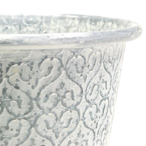 Artikel Plantenbak zinken kuip creme 36cm