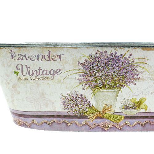 Floristik24 Decoratieve schaal met lavendelmotief 3-set