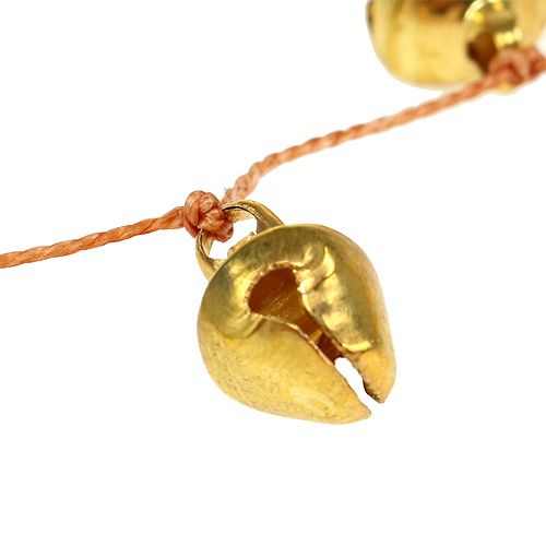Floristik24 Bell chain goud Ø1cm L130cm