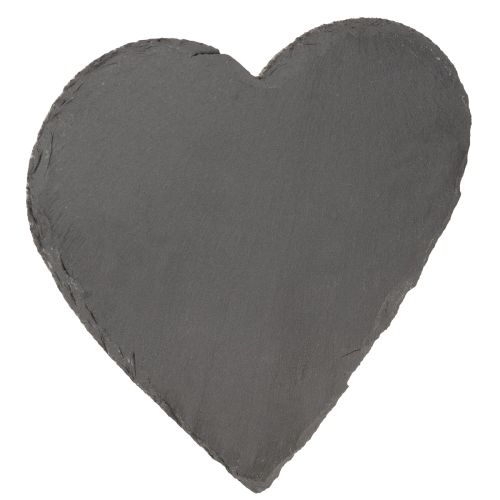 Leisteen bord decoratief hart leisteen leisteen hart 20cm 1 st