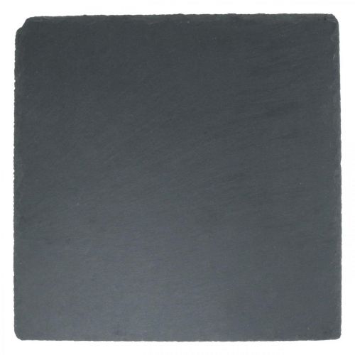 Artikel Leisteen bord vierkant, decoratief dienblad natuursteen 25×25cm 2st