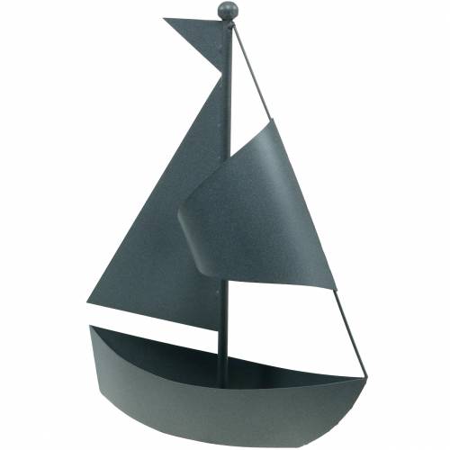Floristik24 Zeilboot voor het planten van metaal 44cm × 34cm