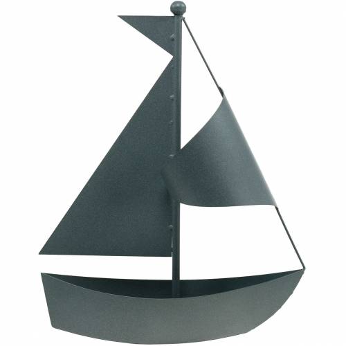 Floristik24 Zeilboot voor het planten van metaal 44cm × 34cm