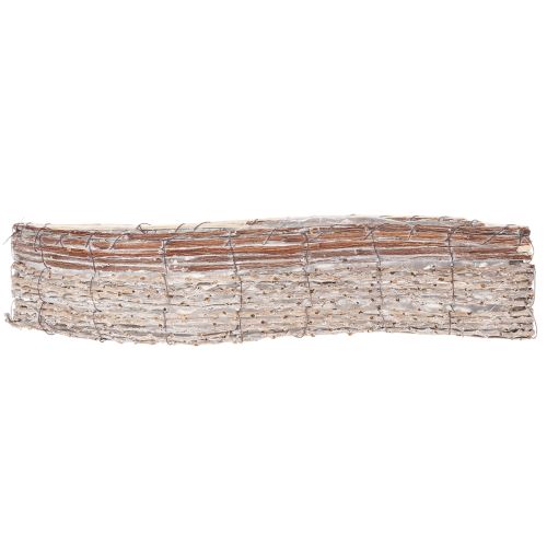 Langwerpige wilgenplantenbak met folie, decoratieve schaal, 45 cm, 1 set | Floristik24.nl
