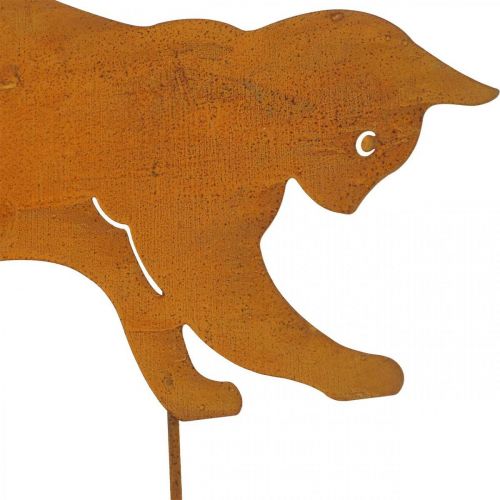 Floristik24 Patina Tuinpaal Spelende Kat Retro Vintage H41cm