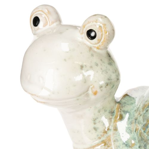 Artikel Keramische schildpadfiguur als blikvanger in de woonkamer, decoratief beeldje, 22 cm