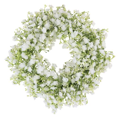 Floristik24 Gypsophila krans witte bloemenkrans bruiloft Ø30cm