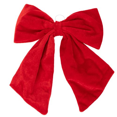 Rode decoratieve strik als kerstversiering, 28 cm, 3 stuks kopen | Floristik24.nl