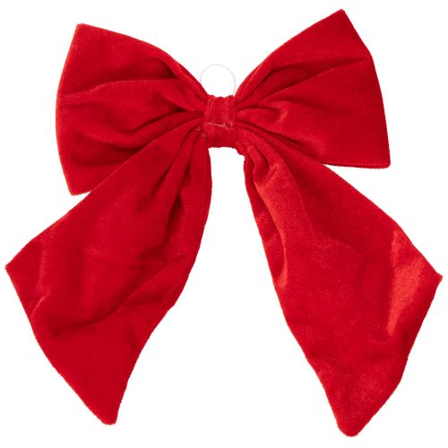 Rode decoratieve strik als kerstversiering, 28 cm, 3 stuks | Floristik24.nl