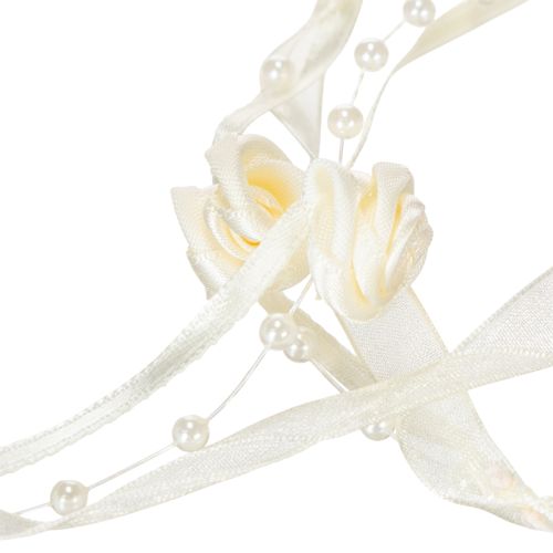 Artikel Valentino lint, crème, 15 mm, 5 m