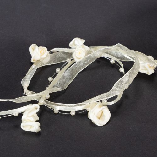 Artikel Valentino lint, crème, 15 mm, 5 m