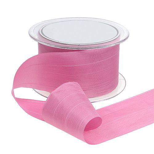 Lint roze "Crash" 50mm 20m