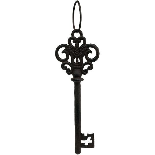 Floristik24 Sleutel bruin gietijzer 43cm