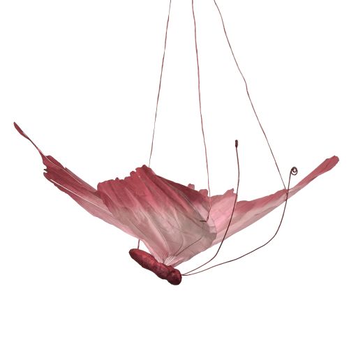 Artikel Grote hangende vlinderdecoratie, elegante wanddecoratie, 50 cm, 2 stuks