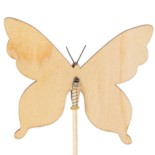 Artikel Vlinderdecoratie op stokjes, ideaal als blikvanger in de tuin of bloempot, 29 cm, 12 stuks
