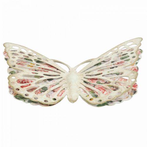 Floristik24 Wanddecoratie metaal vlinder decoratie landelijke stijl B21.5cm